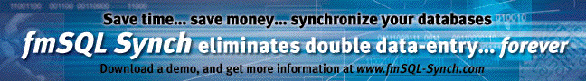 fmSQL Synch Banner
